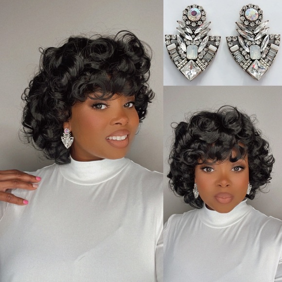 “Cinderella” Classic Glam Earrings - Picture 5 of 7